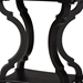 Baxton Studio Cianna Classic and Traditional Black Wood End Table - JY21A025-Black-Wooden-ET