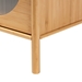 Baxton Studio Naresh Mid-Century Modern Transitional Natural Brown Bamboo Wood 2-Drawer End Table - ETAN-003-Bamboo-ET