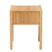 Baxton Studio Naresh Mid-Century Modern Transitional Natural Brown Bamboo Wood 1-Drawer End Table - ETAN-004-Bamboo-ET