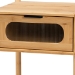 Baxton Studio Naresh Mid-Century Modern Transitional Natural Brown Bamboo Wood 1-Drawer End Table - ETAN-004-Bamboo-ET