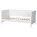 Baxton Studio Viva Classic and Traditional White Finished Wood Full Size Daybed - Viva-White-Daybed-Full