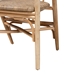 Baxton Studio Kyoto Modern Bohemian Natural Brown Rattan 2-Piece Dining Chair Set - Kyoto-Natural-DC