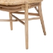 bali & pari Osaka Modern Bohemian Natural Brown Rattan Dining Chair - Osaka-Natural-DC