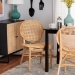 bali & pari Osaka Modern Bohemian Natural Brown Rattan Dining Chair - Osaka-Natural-DC