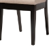Baxton Studio Kai Modern Sand Fabric and Dark Brown Finished Wood 5-Piece Dining Set - Kai-Sand/Dark Brown-5PC Dining Set
