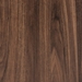 Baxton Studio Sadia Modern Walnut Brown Finished Wood and Black Metal 1-Drawer End Table - LCF20211284-Walnut-ET