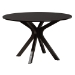 Baxton Studio Asli Modern Espresso Brown Faux Leather and Wood 7-Piece Dining Set - Pinar-Dark Brown-7PC Dining Set