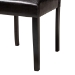 Baxton Studio Asli Modern Espresso Brown Faux Leather and Wood 7-Piece Dining Set - Pinar-Dark Brown-7PC Dining Set