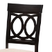 Baxton Studio Jessie Modern Sand Fabric and Dark Brown Finished Wood 5-Piece Dining Set - Jessie-Sand/Dark Brown-5PC Dining Set