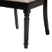 Baxton Studio Jessie Modern Sand Fabric and Dark Brown Finished Wood 5-Piece Dining Set - Jessie-Sand/Dark Brown-5PC Dining Set