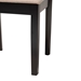 Baxton Studio Genesis Modern Beige Fabric and Dark Brown Finished Wood 2-Piece Dining Chair Set - RH389C-Sand/Dark Brown-DC-2PK