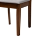 Baxton Studio Genesis Modern Grey Fabric and Walnut Brown Finished Wood 2-Piece Dining Chair Set - RH389C-Grey/Walnut-DC-2PK