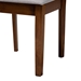 Baxton Studio Abigail Modern Grey Fabric and Walnut Brown Finished Wood 2-Piece Dining Chair Set - RH391C-Grey/Walnut-DC-2PK