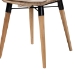bali & pari Sabelle Modern Bohemian Natural Brown Finished Teak Wood and Greywashed Rattan 2-Piece Dining Chair Set - Santa1-Light Grey Rattan-DC
