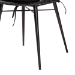 bali & pari Ballerina Modern Bohemian Black Finished Rattan and Metal 2-Piece Dining Chair Set - Balerina1-Black Rattan-DC