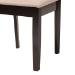 Baxton Studio Olympia Modern Beige Fabric and Espresso Brown Finished Wood 7-Piece Dining Set - RH386C-Sand/Dark Brown-7PC Dining Set