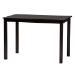 Baxton Studio Olympia Modern Beige Fabric and Espresso Brown Finished Wood 5-Piece Dining Set - RH386C-Sand/Dark Brown-5PC Dining Set
