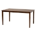Baxton Studio Olympia Modern Grey Fabric and Walnut Brown Finished Wood 7-Piece Dining Set - RH386C-Grey/Walnut-7PC Dining Set