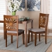 Baxton Studio Olympia Modern Grey Fabric and Walnut Brown Finished Wood 2-Piece Dining Chair Set - RH386C-Grey/Walnut-DC-2PK