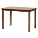 Baxton Studio Olympia Modern Grey Fabric and Walnut Brown Finished Wood 5-Piece Dining Set - RH386C-Grey/Walnut-5PC Dining Set