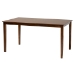 Baxton Studio Florencia Modern Grey Fabric and Walnut Brown Finished Wood 6-Piece Dining Set - RH388C-Grey/Walnut-6PC Dining Set