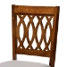 Baxton Studio Florencia Modern Grey Fabric and Walnut Brown Finished Wood 6-Piece Dining Set - RH388C-Grey/Walnut-6PC Dining Set