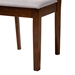 Baxton Studio Florencia Modern Grey Fabric and Walnut Brown Finished Wood 2-Piece Dining Chair Set - RH388C-Grey/Walnut-DC-2PK