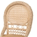 bali & pari Jelita Modern Bohemian Natural Brown Rattan 2-Piece Dining Chair Set - Jelita-Rattan-DC