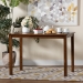 Baxton Studio Eveline Modern Walnut Brown Finished Wood 43-Inch Dining Table - RH7006-Walnut Brown-DT