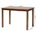 Baxton Studio Eveline Modern Walnut Brown Finished Wood 43-Inch Dining Table - RH7006-Walnut Brown-DT