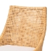 bali & pari Bella Modern Bohemian Natural Brown Rattan Dining Chair - Bella-Rattan-DC