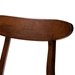 Baxton Studio Ulyana Mid-Century Grey Fabric and Dirty Oak Finished Wood 2-Piece Dining Chair Set - RH373C-Grey/Dirty Oak-DC-2PK