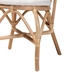 Baxton Studio Jerica Modern Bohemian Natural Brown Rattan Dining Chair - RCN010-Rattan-DC