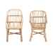 bali & pari Sumatera Modern Bohemian Natural Brown Rattan 2-Piece Dining Chair Set - Sumatera-Rattan-DC