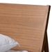 Baxton Studio Eileen Mid-Century Transitional Walnut Brown Finished Wood King Size Platform Bed - SW8522-Walnut-M17-King