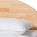 Baxton Studio Denton Japandi Natural Brown Finished Wood Queen Size Platform Bed - BBT61137-A2 Natural Wood-Queen Bed