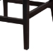 bali & pari Lingga Modern Bohemian Dark Brown Mahogany Wood and Natural Rattan Counter Stool - Lingga-Mahogany-CS