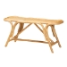Baxton Studio Septa Modern Bohemian Natural Brown Rattan Accent Bench