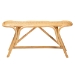 bali & pari Septa Modern Bohemian Natural Brown Rattan Accent Bench - Septa-Rattan-Bench