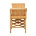 bali & pari Nairi Modern Bohemian Natural Brown Rattan Bench - WS21-Rattan-Bench
