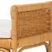 bali & pari Nairi Modern Bohemian Natural Brown Rattan Bench - WS21-Rattan-Bench