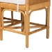 bali & pari Nairi Modern Bohemian Natural Brown Rattan Bench - WS21-Rattan-Bench