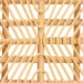 bali & pari Himari Modern Bohemian Natural Brown Rattan Accent Bench - WS24-Rattan-Bench