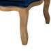 Baxton Studio Jules Traditional Navy Blue Fabric and French Oak Brown Finished Wood Accent Chair - BBT5470-Navy Blue/French Oak-Chair