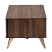 Baxton Studio Graceland Mid-Century Modern Transitional Walnut Brown Finished Wood 2-Drawer Coffee Table - LV45CFT4514WI-CLB-Coffee Table