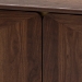 Baxton Studio Graceland Mid-Century Modern Transitional Walnut Brown Finished Wood 2-Drawer Coffee Table - LV45CFT4514WI-CLB-Coffee Table