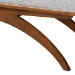 Baxton Studio Orella Japandi Light Grey Boucle Fabric and Walnut Brown Finished Wood Bench - BBT5473-Maya-Sky Grey/Walnut-Bench