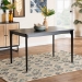 Baxton Studio Sherwin Mid-Century Modern Black Finished Wood Dining Table - Sherwin-Black-DT