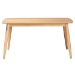 Baxton Studio Flora Mid-Century Modern Natural Oak Finished Wood Dining Table - Flora-Natural Oak-DT