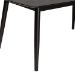 Baxton Studio Flora Mid-Century Modern Black Finished Wood Dining Table - Flora-Black-DT